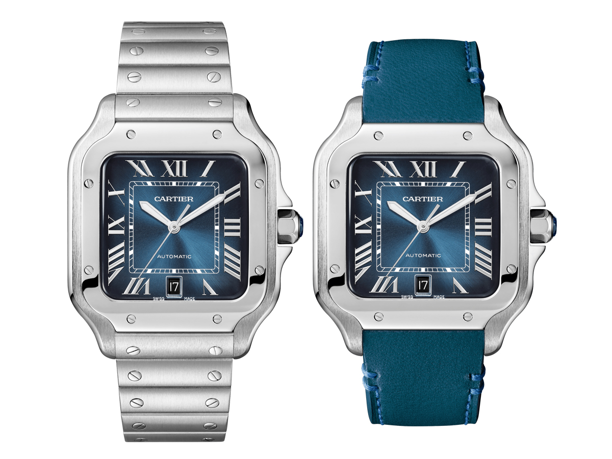 cartier blue watch price