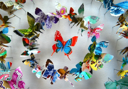 Paper Butterfly Art / peopleofdesign