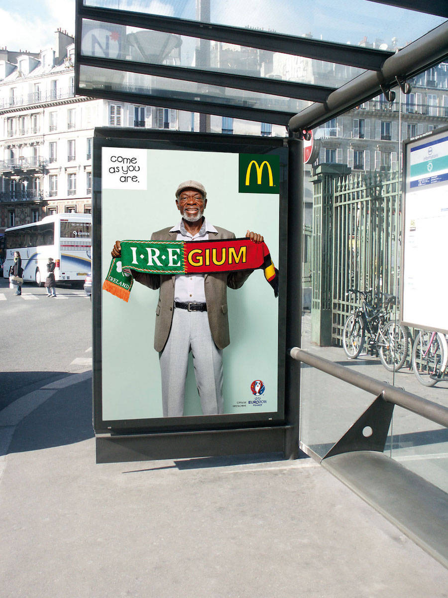 Ad for the Euro 2016 by McDonalds