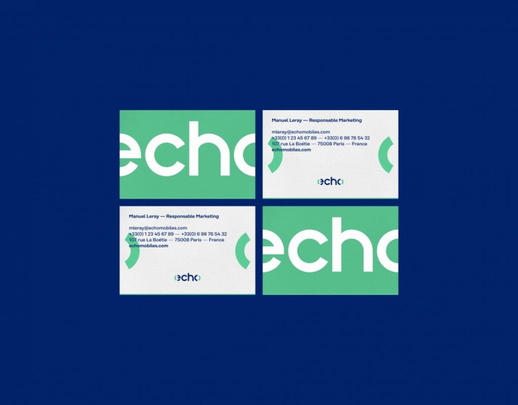 Echo Branding - business cards