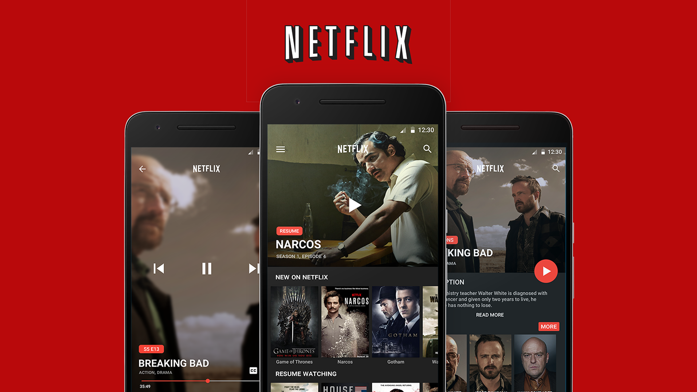 Концепт приложения Netflix под Android / peopleofdesign